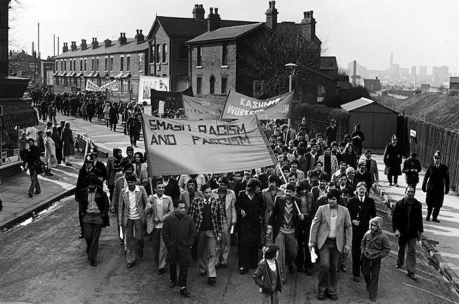 Marching against racism in Birmingham